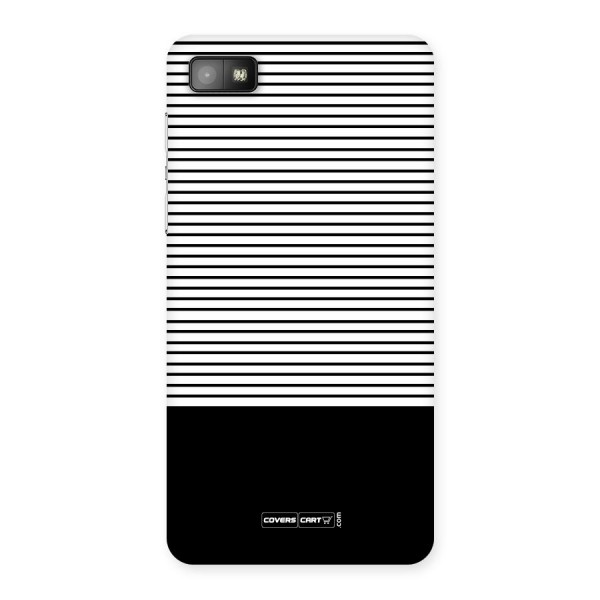 Classy Black Stripes Back Case for Blackberry Z10