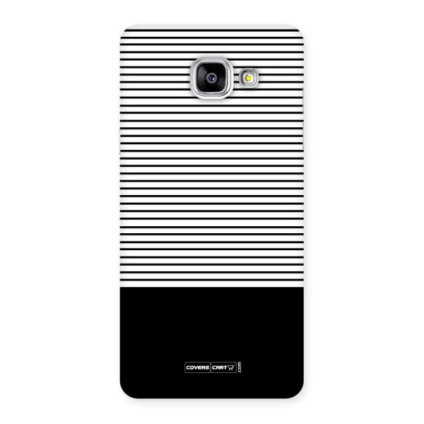 Classy Black Stripes Back Case for Galaxy A5 2016