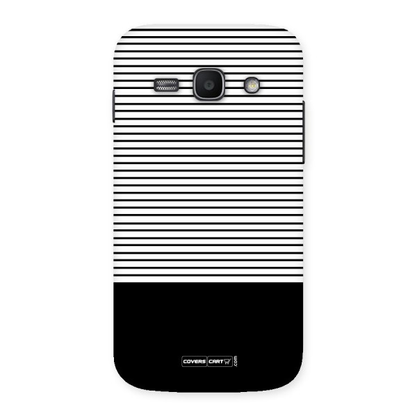 Classy Black Stripes Back Case for Galaxy Ace 3