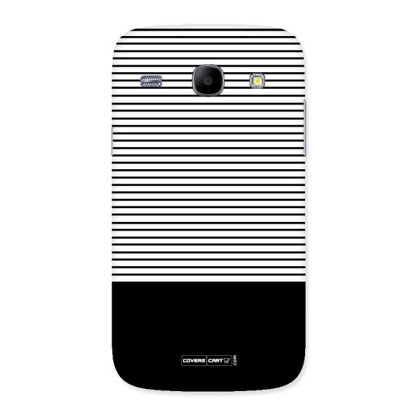 Classy Black Stripes Back Case for Galaxy Core