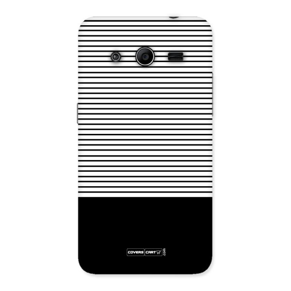 Classy Black Stripes Back Case for Galaxy Core 2