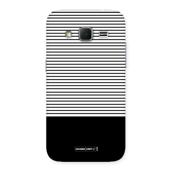 Classy Black Stripes Back Case for Galaxy Core Prime