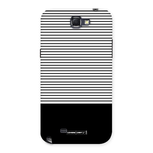 Classy Black Stripes Back Case for Galaxy Note 2