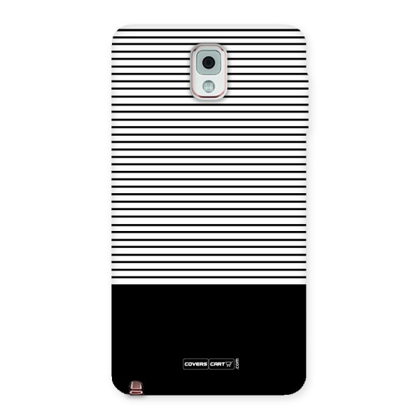 Classy Black Stripes Back Case for Galaxy Note 3