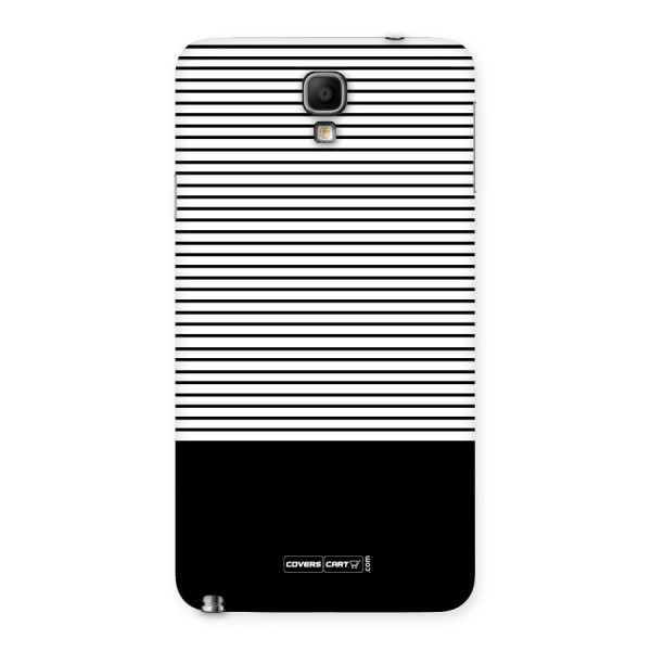 Classy Black Stripes Back Case for Galaxy Note 3 Neo