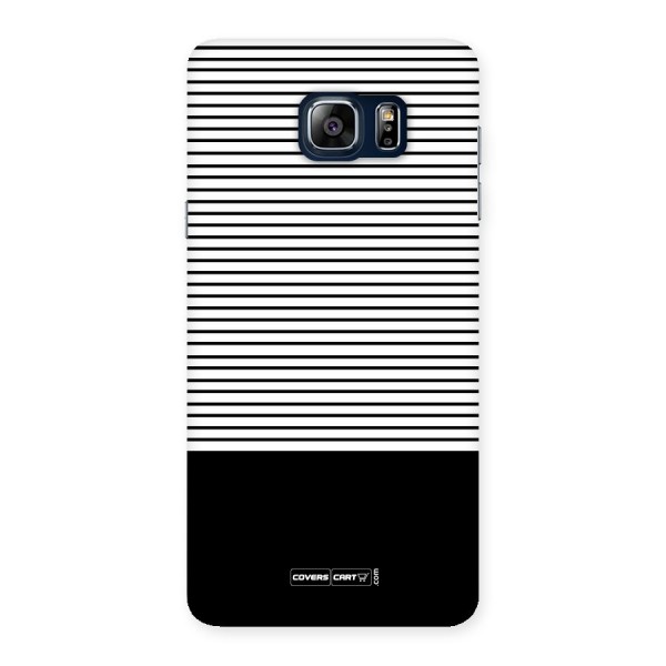 Classy Black Stripes Back Case for Galaxy Note 5