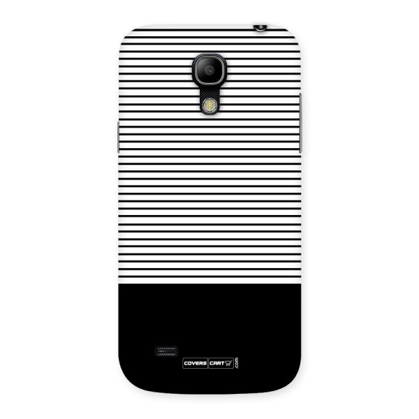 Classy Black Stripes Back Case for Galaxy S4 Mini