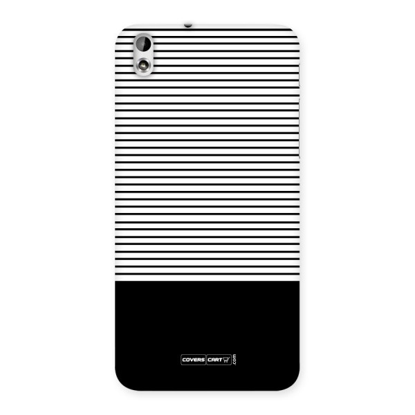 Classy Black Stripes Back Case for HTC Desire 816
