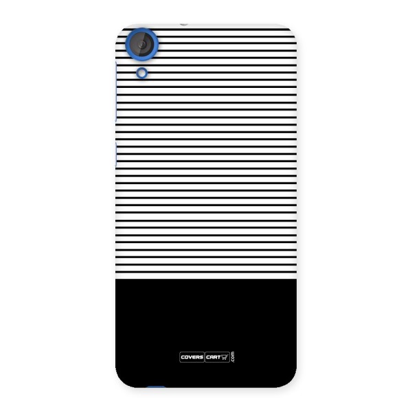 Classy Black Stripes Back Case for HTC Desire 820