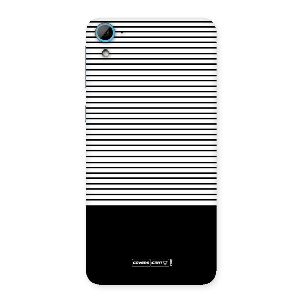 Classy Black Stripes Back Case for HTC Desire 826