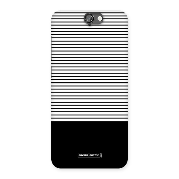 Classy Black Stripes Back Case for HTC One A9
