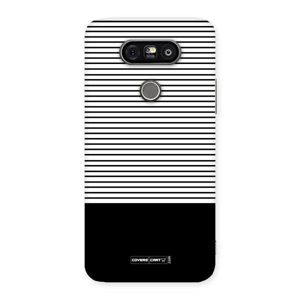 Classy Black Stripes Back Case for LG G5