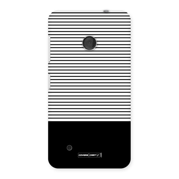 Classy Black Stripes Back Case for Lumia 530
