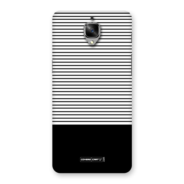 Classy Black Stripes Back Case for OnePlus 3