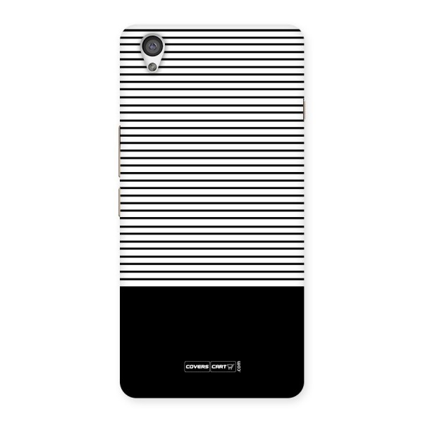 Classy Black Stripes Back Case for OnePlus X