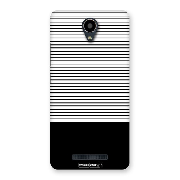 Classy Black Stripes Back Case for Redmi Note 2