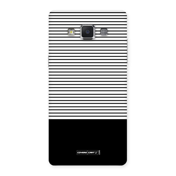 Classy Black Stripes Back Case for Samsung Galaxy A5