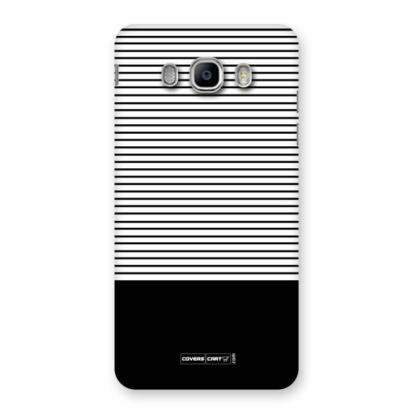 Classy Black Stripes Back Case for Samsung Galaxy J5 2016