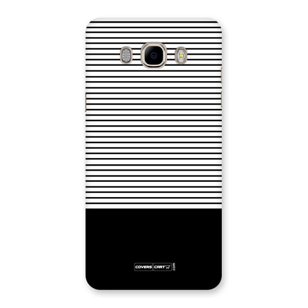 Classy Black Stripes Back Case for Samsung Galaxy J7 2016