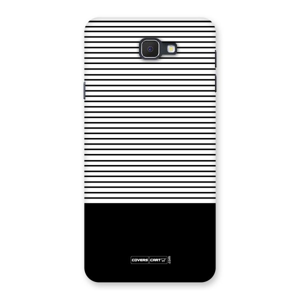 Classy Black Stripes Back Case for Samsung Galaxy J7 Prime