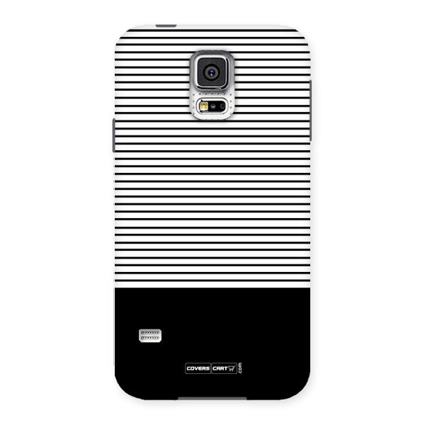 Classy Black Stripes Back Case for Samsung Galaxy S5