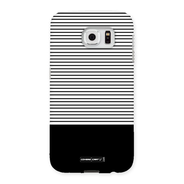 Classy Black Stripes Back Case for Samsung Galaxy S6