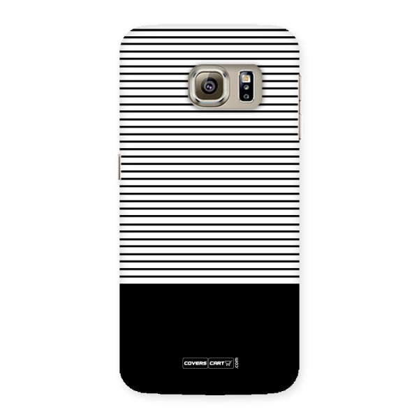 Classy Black Stripes Back Case for Samsung Galaxy S6 Edge