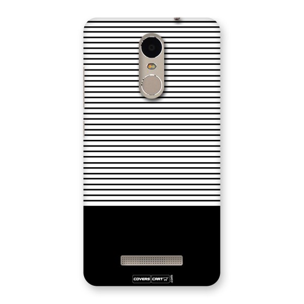 Classy Black Stripes Back Case for Xiaomi Redmi Note 3