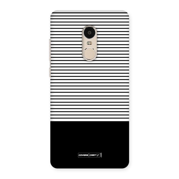 Classy Black Stripes Back Case for Xiaomi Redmi Note 4