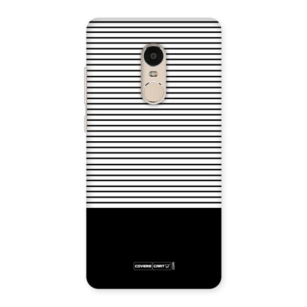 Classy Black Stripes Back Case for Xiaomi Redmi Note 4