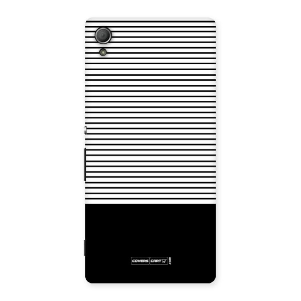 Classy Black Stripes Back Case for Xperia Z4