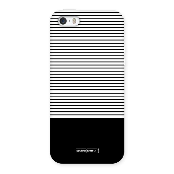 Classy Black Stripes Back Case for iPhone 5 5S