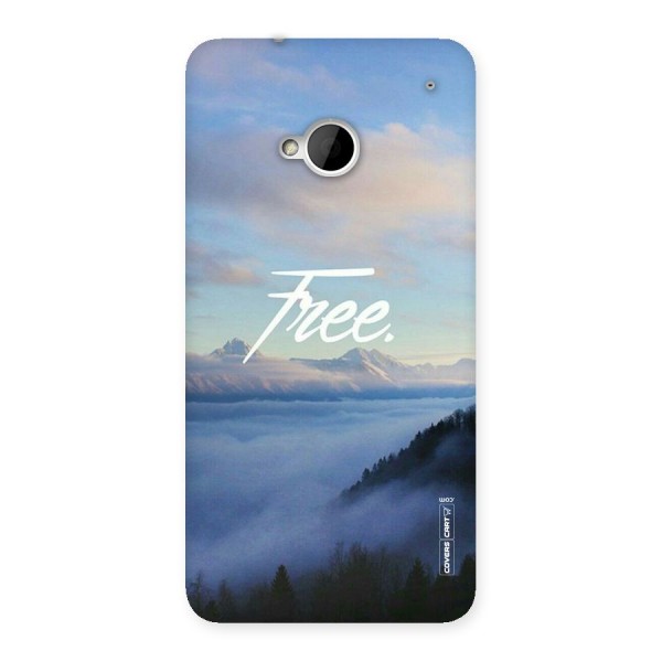 Cloudy Free Back Case for HTC One M7