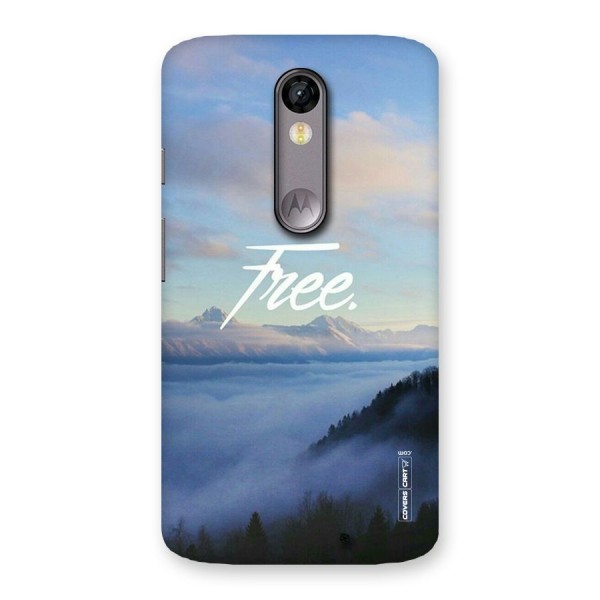 Cloudy Free Back Case for Moto X Force