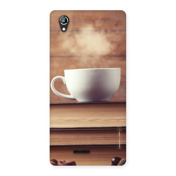 Coffee And Bookworm Back Case for Lava Iris 800