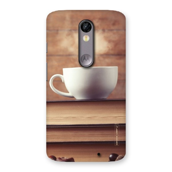Coffee And Bookworm Back Case for Moto X Force