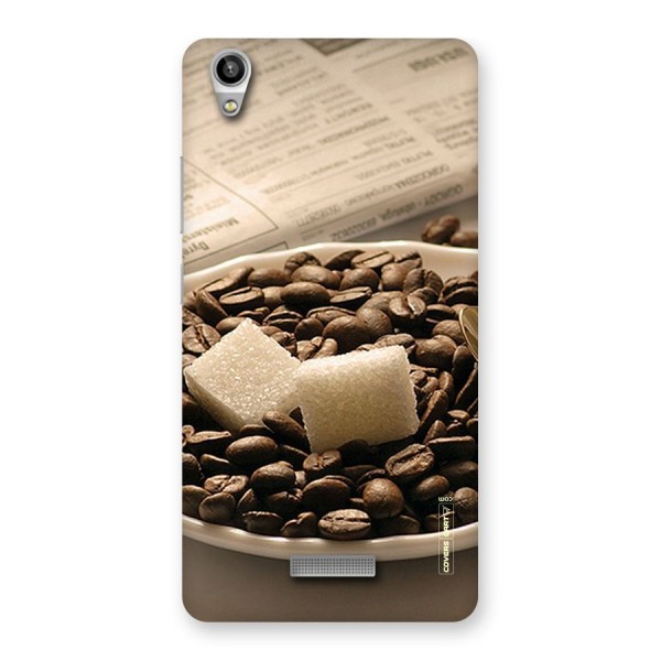 Coffee And Sugar Cubes Back Case for Lava-Pixel-V1
