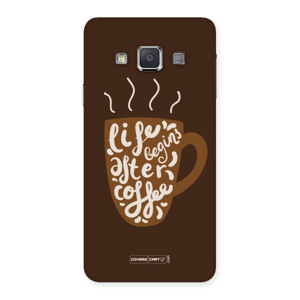 Coffee Mug Back Case for Galaxy A3