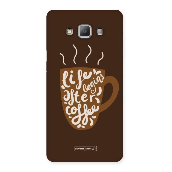 Coffee Mug Back Case for Galaxy A7