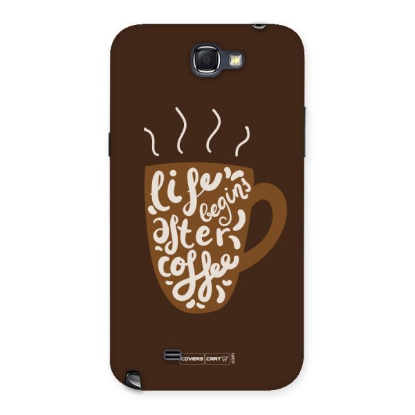 Coffee Mug Back Case for Galaxy Note 2