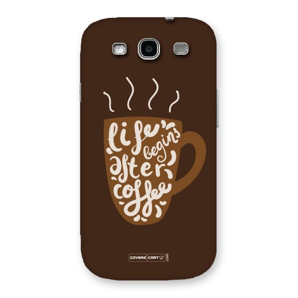 Coffee Mug Back Case for Galaxy S3