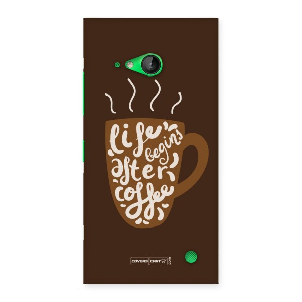 Coffee Mug Back Case for Lumia 730