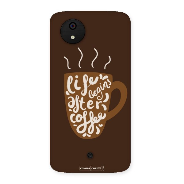 Coffee Mug Back Case for Micromax Canvas A1