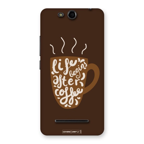 Coffee Mug Back Case for Micromax Canvas Juice 3 Q392