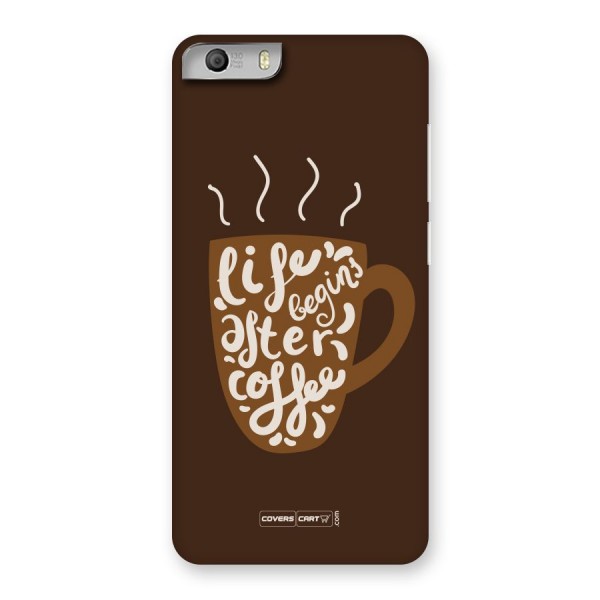 Coffee Mug Back Case for Micromax Canvas Knight 2
