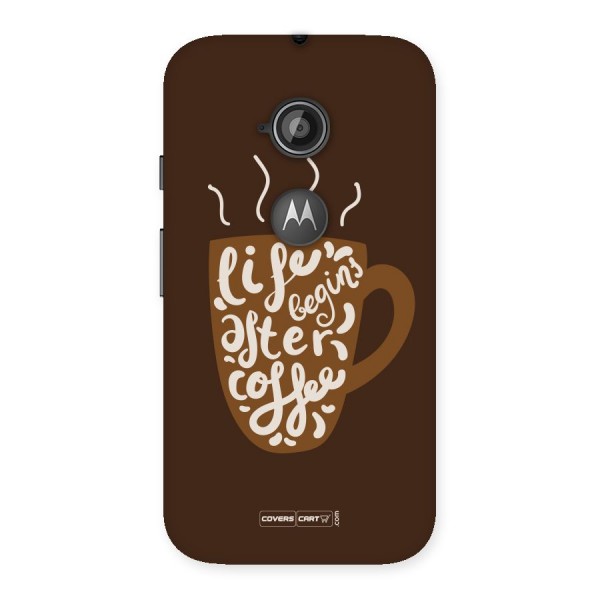Coffee Mug Back Case for Moto E 2nd Gen