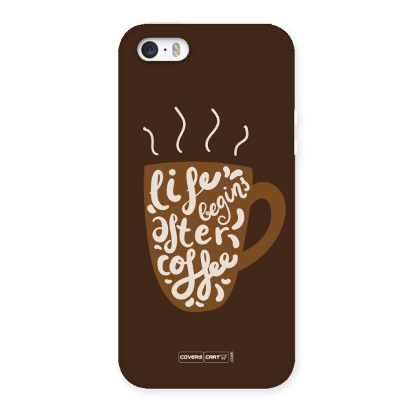 Coffee Mug Back Case for iPhone SE