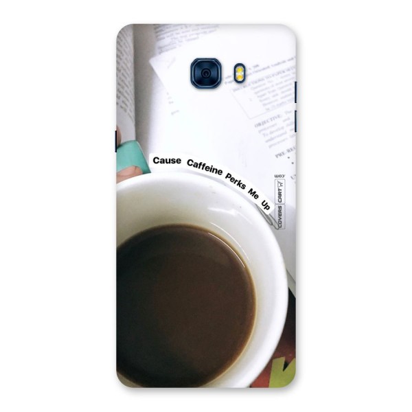 Coffee Perks Back Case for Galaxy C7 Pro