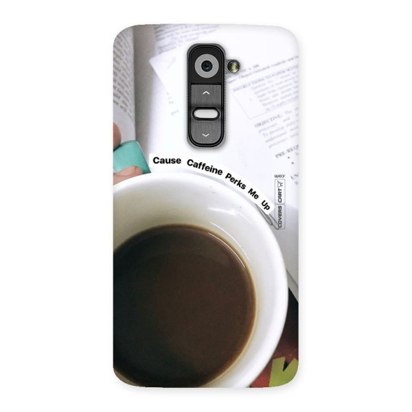 Coffee Perks Back Case for LG G2