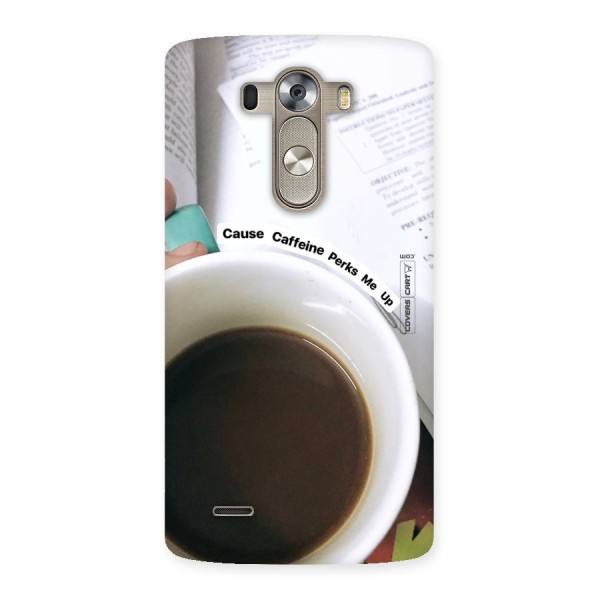 Coffee Perks Back Case for LG G3